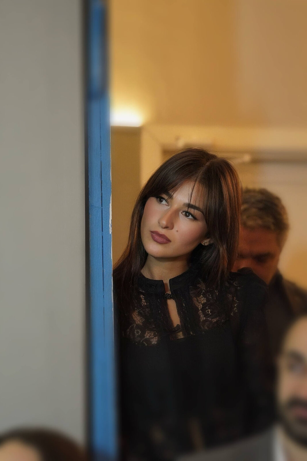 Portrait at a gathering